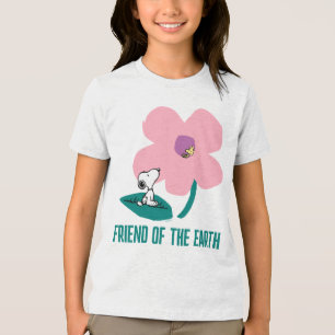 Camiseta Triblenda Cacahuetes   Ilustración de la flor rosa de la nat