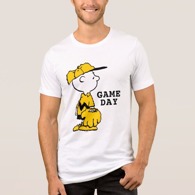 Camiseta Triblenda Cacahuetes | Juego de béisbol Charlie Brown (Anverso)