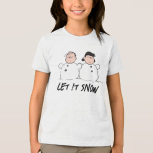 Camiseta Triblenda Cacahuetes   Linus & Lucy Snowmen