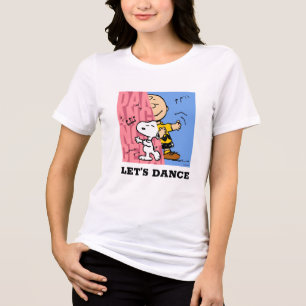 Camiseta Triblenda Cacahuetes Media danza Snoopy y Charlie Brown