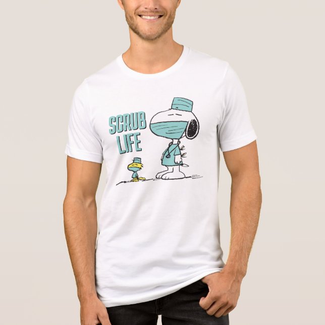 Camiseta Triblenda Cacahuetes | Médicas Snoopy & Woodstock (Anverso)