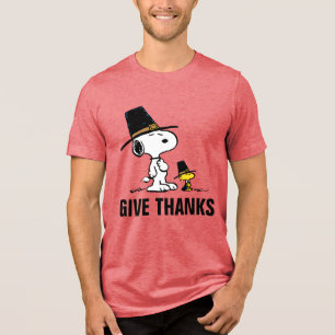 Camiseta Triblenda Cacahuetes   Peregrino Snoopy & Woodstock