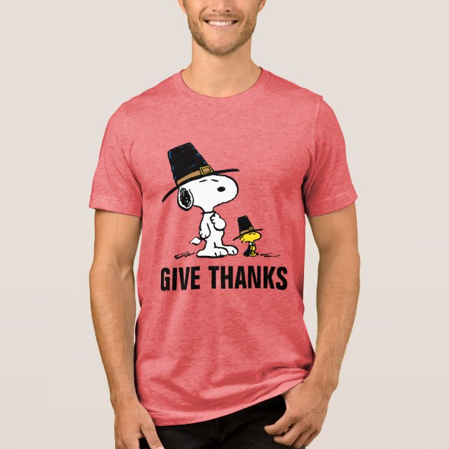 Camiseta Triblenda Cacahuetes | Peregrino Snoopy & Woodstock (Anverso)