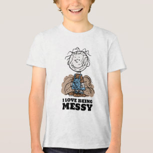 Camiseta Triblenda Cacahuetes Pigpen ¡El Mundo Necesita Gente Desor