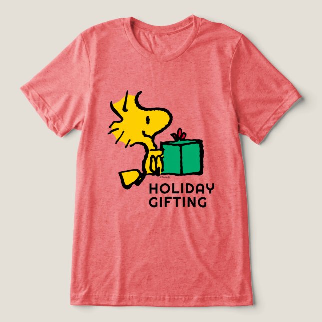 Camiseta Triblenda Cacahuetes | Regalo de Navidades de Woodstock (Diseño delantero )