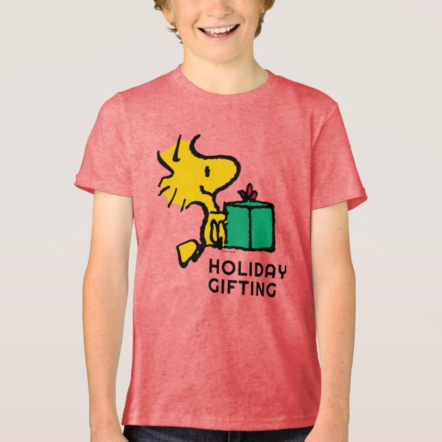 Camiseta Triblenda Cacahuetes | Regalo de Navidades de Woodstock (Anverso)