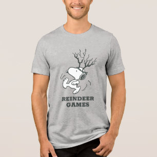 Camiseta Triblenda Cacahuetes   Renos Snoopy