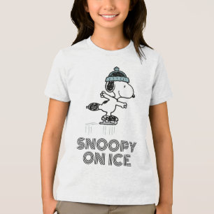 Camiseta Triblenda Cacahuetes   Snoopia En El Hielo