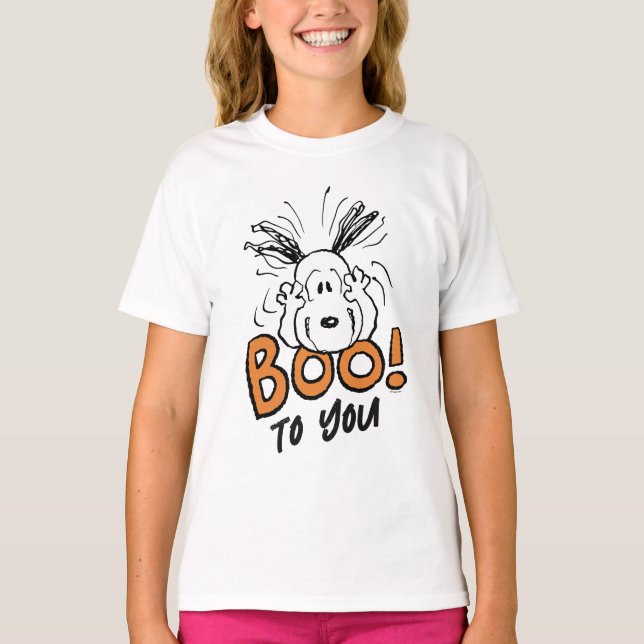 Camiseta Triblenda Cacahuetes | Snoopy Boo (Anverso)