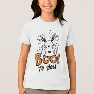 Camiseta Triblenda Cacahuetes   Snoopy Boo