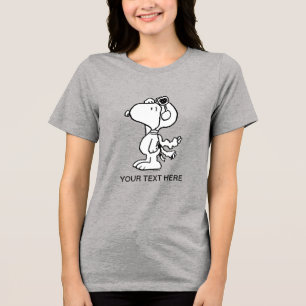 Camiseta Triblenda Cacahuetes Snoopy el as del vuelo BW