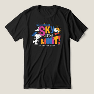 Camiseta Triblenda Cacahuetes Snoopy El Cielo Es El Límite Graduación