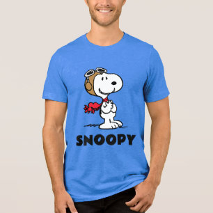 Camiseta Triblenda Cacahuetes   Snoopy El Hielo Volador