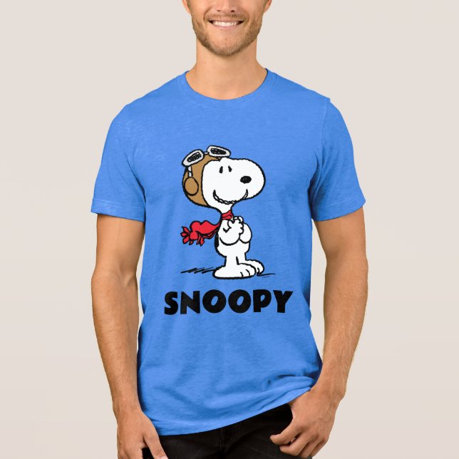 Camiseta Triblenda Cacahuetes | Snoopy El Hielo Volador (Anverso)