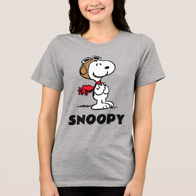 Camiseta Triblenda Cacahuetes | Snoopy El Hielo Volador (Anverso)