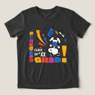 Camiseta Triblenda Cacahuetes Snoopy Felicidades Graduado Graduación 