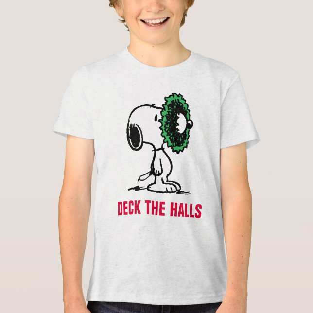 Camiseta Triblenda Cacahuetes | Snoopy for Holidays (Anverso)