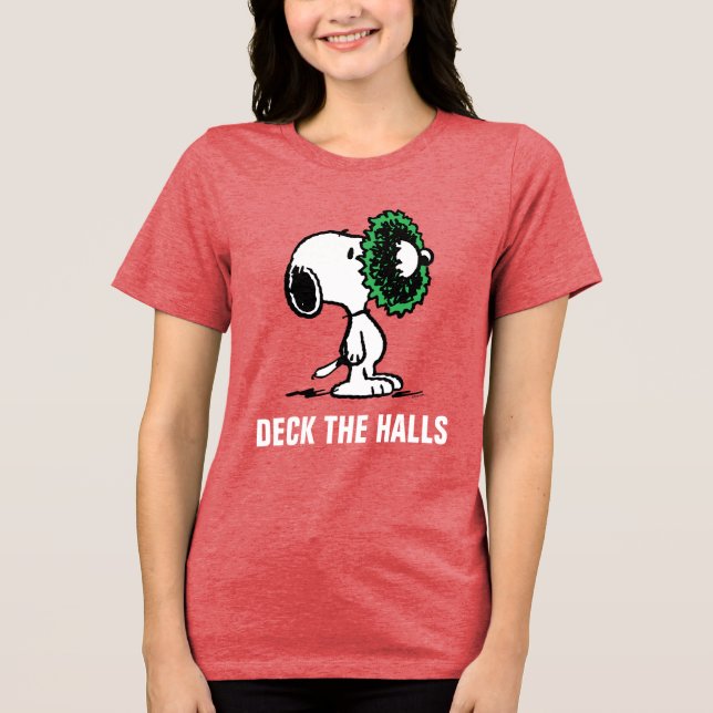 Camiseta Triblenda Cacahuetes | Snoopy for Holidays (Anverso)