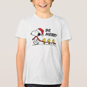 Camiseta Triblenda Cacahuetes Snoopy & Friends Winter Scarf