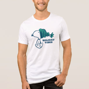Camiseta Triblenda Cacahuetes   Snoopy Holiday Happiness Heart