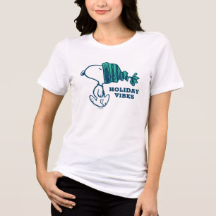 Camiseta Triblenda Cacahuetes   Snoopy Holiday Happiness Heart