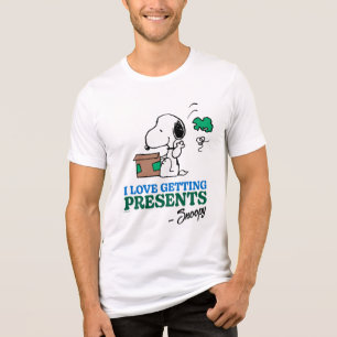 Camiseta Triblenda Cacahuetes   Snoopy Me Encanta Obtener Presencias
