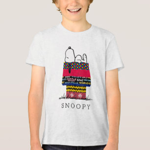 Camiseta Triblenda Cacahuetes   Snoopy Mixtape Doghouse