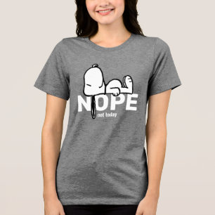 Camiseta Triblenda Cacahuetes   Snoopy Not Today