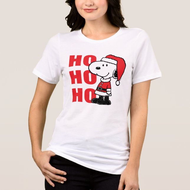 Camiseta Triblenda Cacahuetes | Snoopy Santa Claus (Anverso)