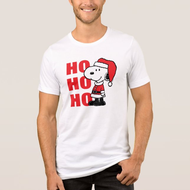 Camiseta Triblenda Cacahuetes | Snoopy Santa Claus (Anverso)