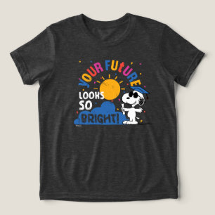 Camiseta Triblenda Cacahuetes Snoopy Tu Futuro Parece Tan Brillante