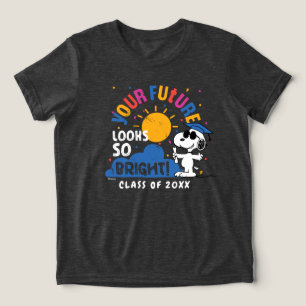 Camiseta Triblenda Cacahuetes Snoopy Tu Futuro Parece Tan Brillante