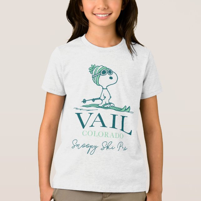 Camiseta Triblenda Cacahuetes | Snoopy Vail Colorado (Anverso)