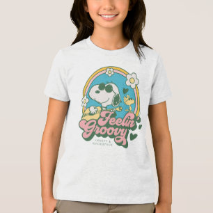 Camiseta Triblenda Cacahuetes Snoopy & Woodstock Feelin' Groovy