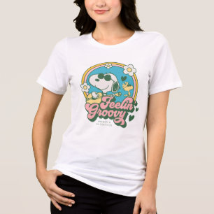 Camiseta Triblenda Cacahuetes Snoopy & Woodstock Feelin' Groovy