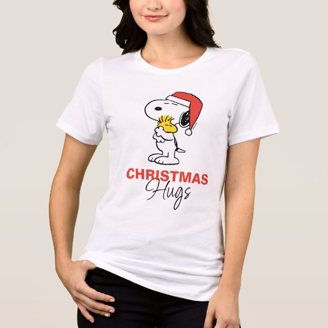 Camiseta Triblenda Cacahuetes | Snoopy & Woodstock - Mi primera Navid (Anverso)
