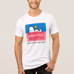 Camiseta Triblenda Cacahuetes Snoopy & Woodstock Music & Polka Dots