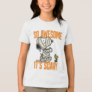 Camiseta Triblenda Cacahuetes Snoopy & Woodstock tan asombroso que