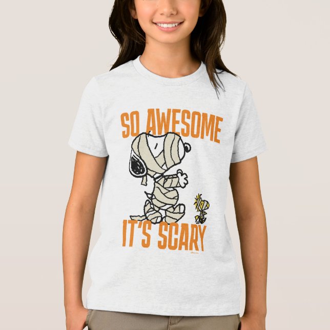 Camiseta Triblenda Cacahuetes | Snoopy & Woodstock tan asombroso que  (Anverso)