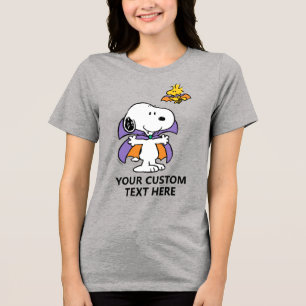 Camiseta Triblenda Cacahuetes Snoopy Woodstock Vampiro Halloween
