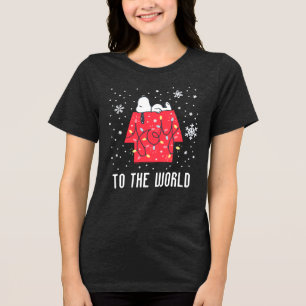 Camiseta Triblenda Cacahuetes   Soñador navideño de Snoopy