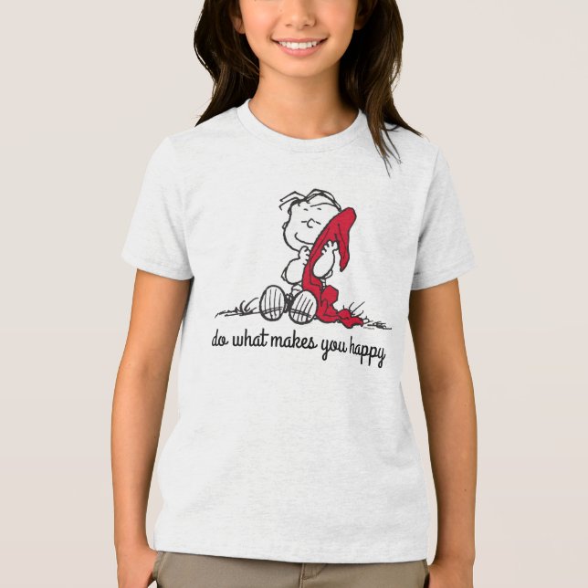 Camiseta Triblenda Cacahuetes | Una Sonrisa Linus (Anverso)