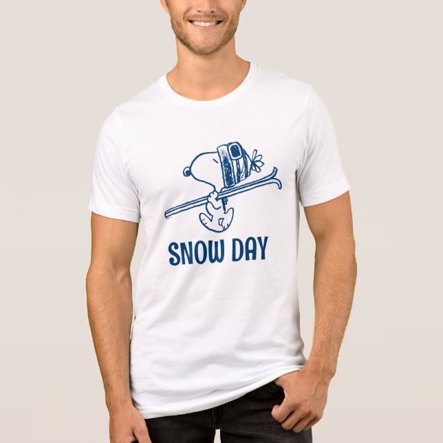 Camiseta Triblenda Cacahuetes | Viaje en Ski Snoopy (Anverso)