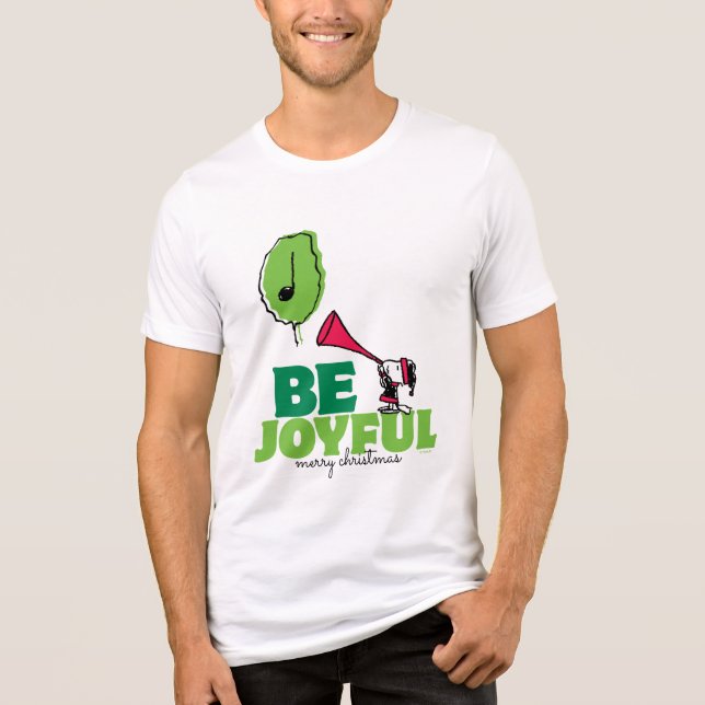 Camiseta Triblenda Cacahuetes | Woodstock Be Joyful (Anverso)