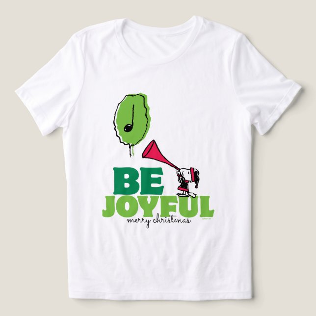 Camiseta Triblenda Cacahuetes | Woodstock Be Joyful (Diseño delantero )