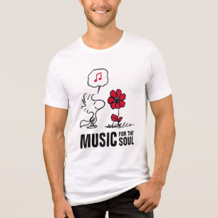 Camiseta Triblenda Cacahuetes   Woodstock Huele las flores