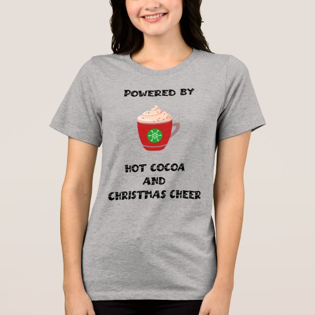 Camiseta Triblenda Cacao y Navidades (Anverso)