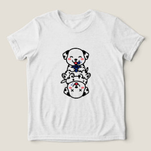Camiseta Triblenda Cachorros adorables de Dálmata diversión con aránd