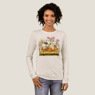Camiseta Triblenda Cachorros dálmatas adorables en acuarela