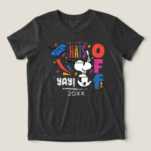 Camiseta Triblenda Cachorros Snoopie se quita el sombrero ante ti Gra